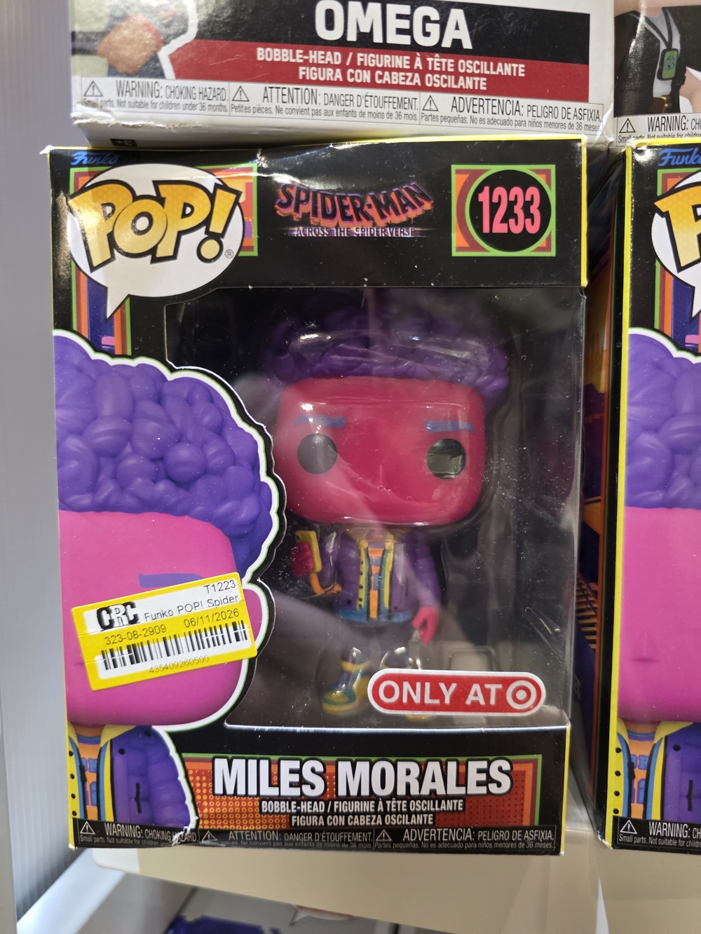 Funko Pop! Miles Morales Bobble-Head - Purple & Pink
